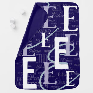 Create Blue Boy Blanket with his name