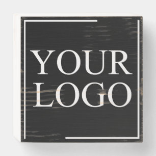 Create Box Wooden Wood Sign Customized ADD LOGO