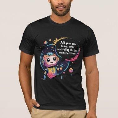 Create Chatbot Memes with Cartoon Templates T-Shirt