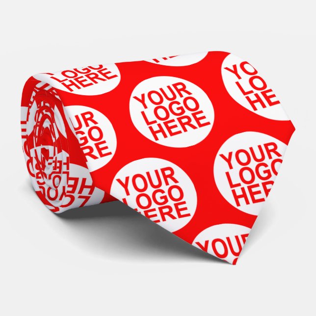 Create Company Logo Promotional Business Neck Tie (Rolled)