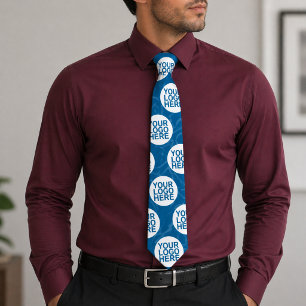 Create Company Logo Promotional Business Neck Tie