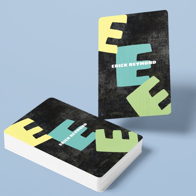 Create Cool Playing Cards with name & initial (Creator Uploaded)