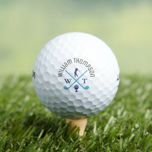 Create cool stylish monogram golf balls (Insitu Tee)