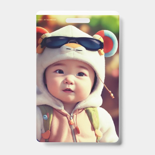 Create Custom Baby Shower Invitations with Zazzle Badge (Front)