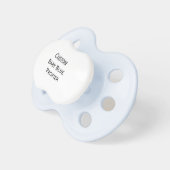 Create Custom Blue Pacifier for Baby Boy (Front Right)
