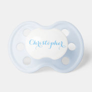 Create Custom Blue Pacifier For Baby Infant Boy at Zazzle