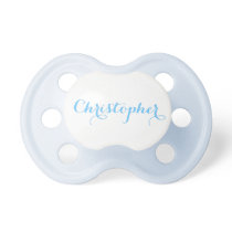 Create Custom Blue Pacifier for Baby Infant Boy