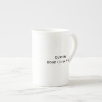 Create Custom Bone China Tea Coffee Soup Cider Mug