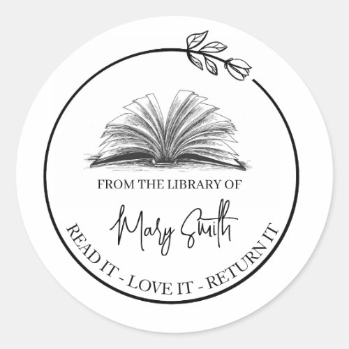 create Custom Book Stickers | Bookplate Labe