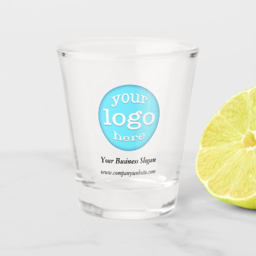 Create Custom Business Company Bar Restaurant Logo Shot Glass