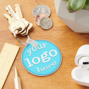 Create Custom Business Company Event Logo Office Keychain