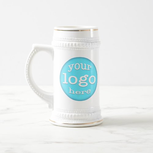 Create Custom Business Company Logo Beer Stein Mug