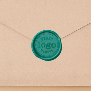 Create Custom Business Company Logo Office Stamp Wax Seal Sticker