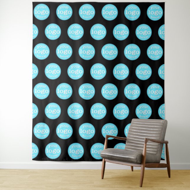 Create Custom Business Logo Trade Show Photo Prop Tapestry (In Situ)
