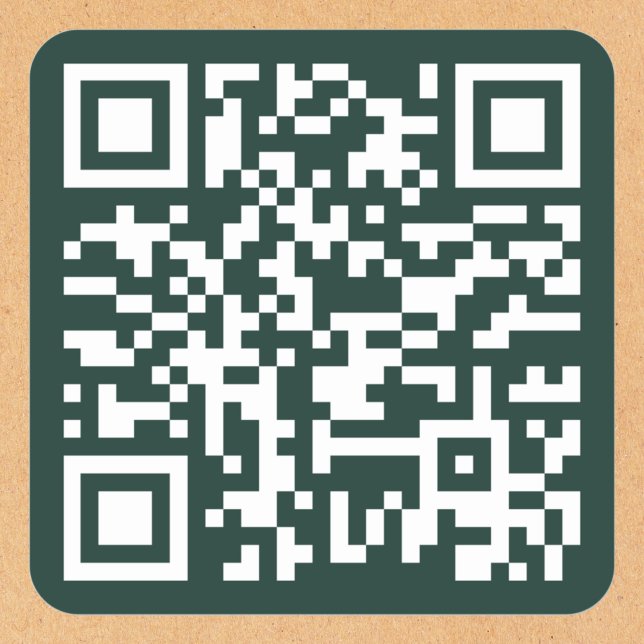 Create Custom Business Website Address URL QR Code Square Sticker (Create Custom Business Website Address URL QR Code Square Sticker)
