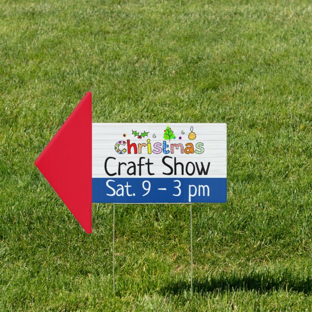 Create Custom Christmas Craft Fair Ideas Sign (Insitu)