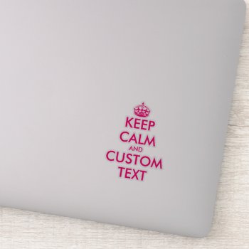 Create Custom Cool Keep Calm Meme Laptop Stickers by keepcalmmaker at Zazzle