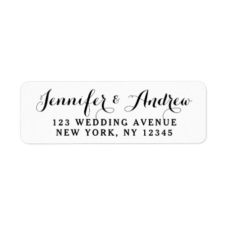 Create Custom Elegant Wedding Label