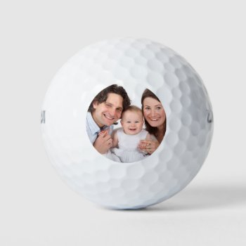 Create Custom Family Picture Golf Balls by HasCreations at Zazzle