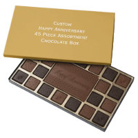 Create Custom Happy Anniversary Chocolate Box Gift