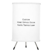 Create Custom Home Office Decor Tripod Photo Lamp