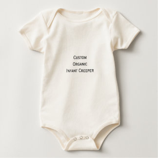 Create Custom Infant Baby Organic Creeper Bodysuit