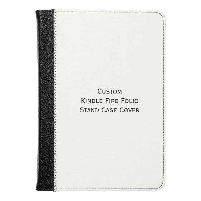 Create Custom Kindle Fire Folio Stand Case Cover (Front Closed)