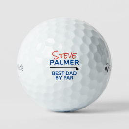 Create Custom Name Golf Ball for Best Dad by par
