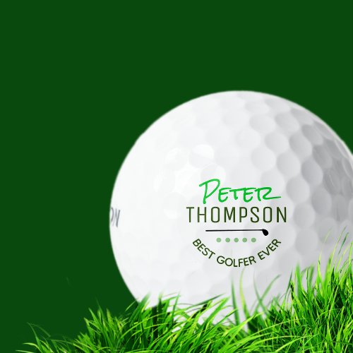 Create Custom Name Golf Ball for Best Golfer