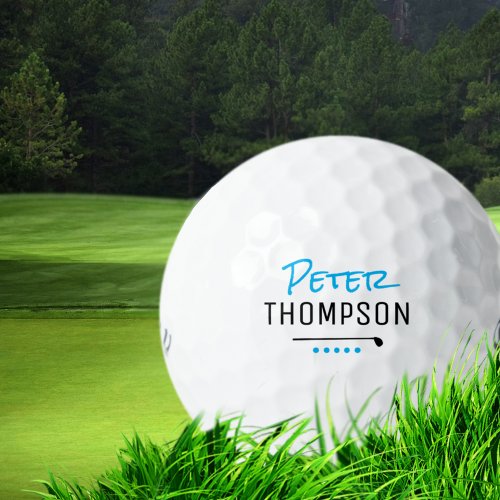 Create Custom Name Golf Ball for Elegant Golfer