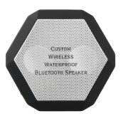 Create Custom Personalized Boom Bass Wireless Black Bluetooth Speaker (Front)