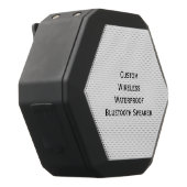 Create Custom Personalized Boom Bass Wireless Black Bluetooth Speaker (Right)