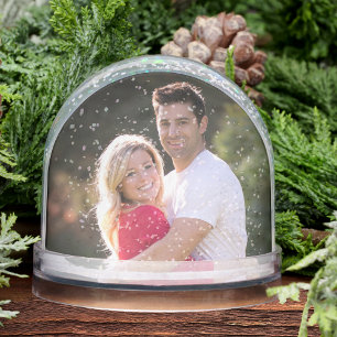 Create Custom Personalized Couple Photo Snow Globe