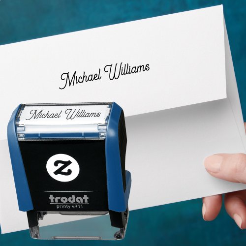 Create Custom Personalized Elegant Name Signature Self_inking Stamp