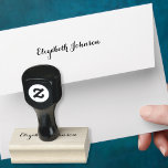 Create Custom Personalized Elegant Signature Name Rubber Stamp<br><div class="desc">Create your own custom,  personalized,  simple,  elegant,  handwriting font script,  maple wood signature name rubber stamp. Simply enter your name,  to customize. Perfect for both,  home and business,  personal and official mailings. Ink pad is not included. You may choose from 32 color options of dye based ink pads.</div>