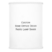 Create Custom Personalized Home Office Decor Photo Lamp Shade (Front)