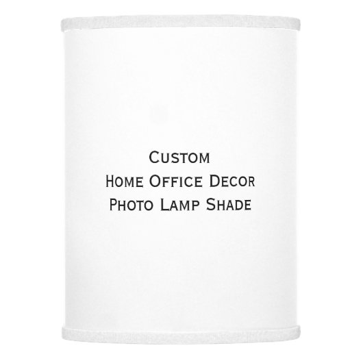 Create Custom Personalized Home Office Decor Photo Lamp Shade (Front)