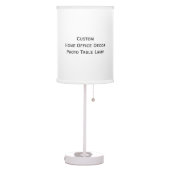 Create Custom Personalized Home Office Decor Photo Table Lamp (Left)