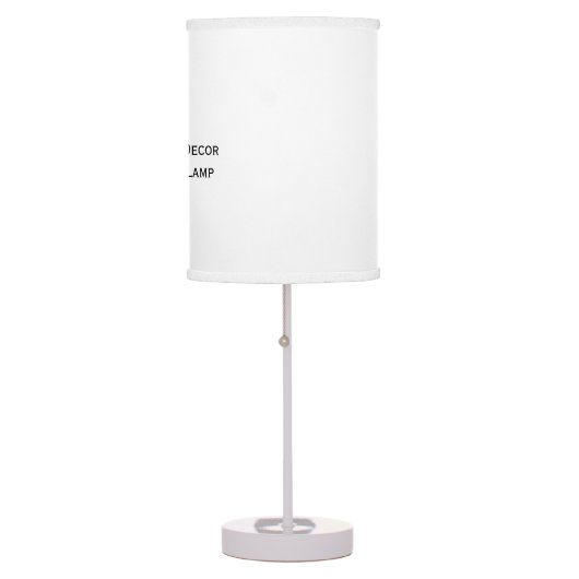 Create Custom Personalized Home Office Decor Photo Table Lamp (Front)