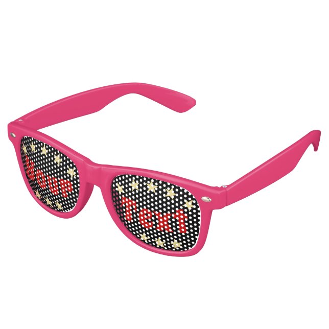 Create Custom Personalized Party Shades Sunglasses (Angled)
