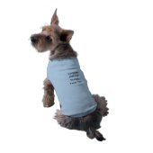 Create Custom Personalized Pet Dog Doggie Tank Top (Back)