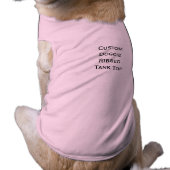 Create Custom Personalized Photo Dog Doggie TShirt (Back)