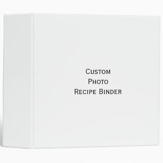 binder binders designer personalized recipe create