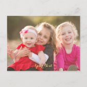 Create Custom Personalized Photo Text Postcard (Front)