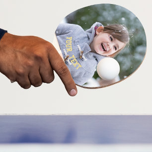 Create Custom Personalized Photo Text Table Tennis Ping Pong Paddle