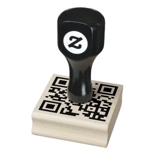 Create Custom Personalized QR Code Website Address Rubber Stamp