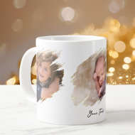 Create Custom Photo and Text Jumbo Size Tea Chilli Giant Coffee Mug