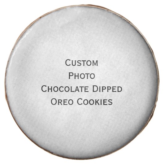 Create Custom Photo Chocolate Dipped Oreo Cookies (Front)