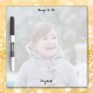 Create Custom Photo Monogrammed Things To Do List Dry Erase Board