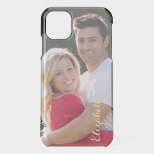 Create Custom Photo Text Stylish Slim Fit Clear iPhone 11 Case